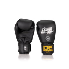 Black Danger Equipment Classic Thai Boxing Gloves Front/Back