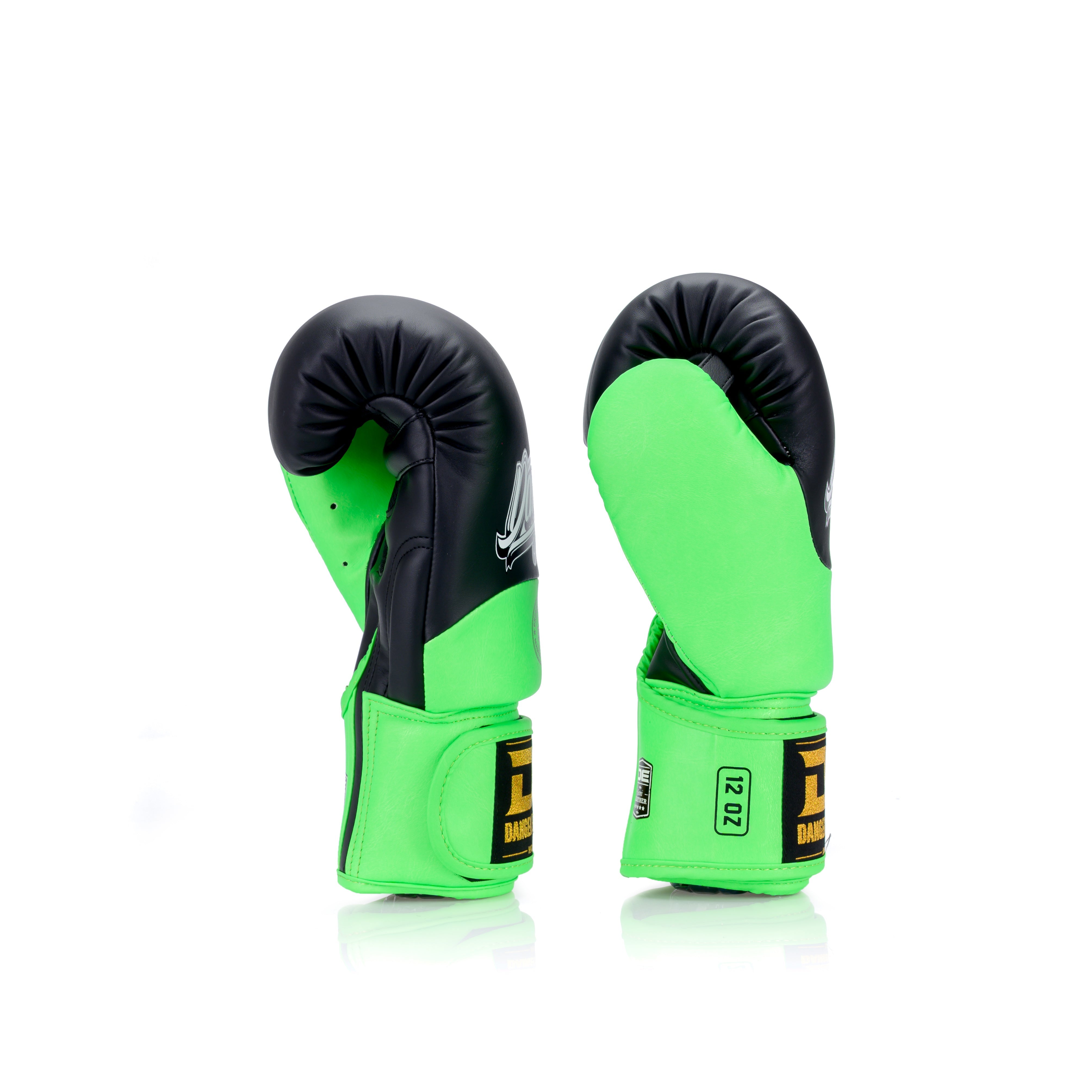 Green Danger Equipment Supermax 2.0 Boxing Gloves Side
