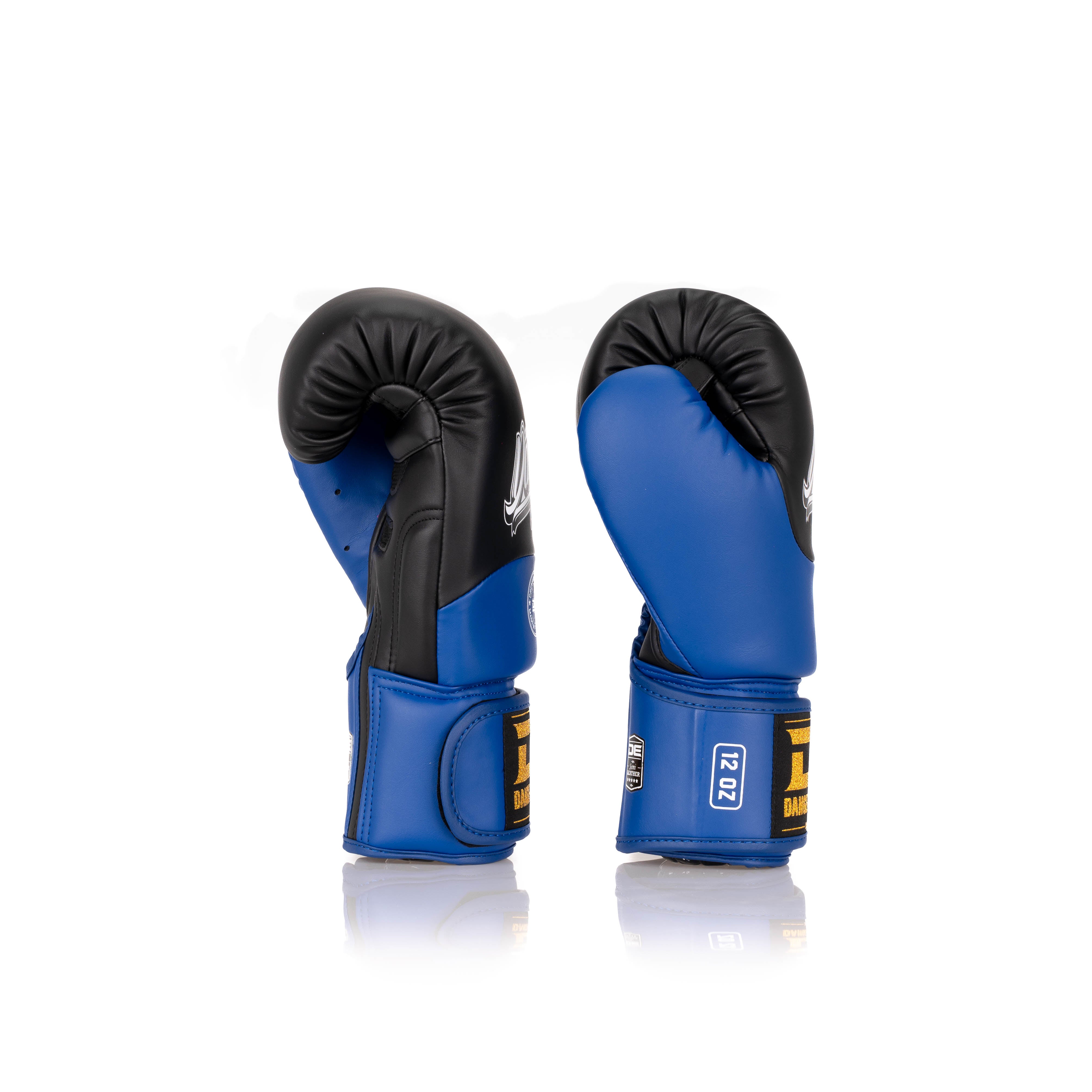 Blue Danger Equipment Supermax 2.0 Boxing Gloves Side