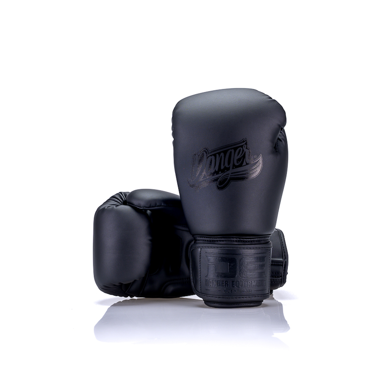 Black Danger Equipment Super Max Boxing Gloves Front/Back